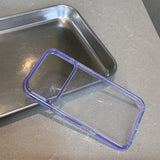 Transparent Rounded Frame Phone Case For iPhone