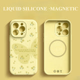 Butterfly Silicone Magnetic Phone Case For iPhone