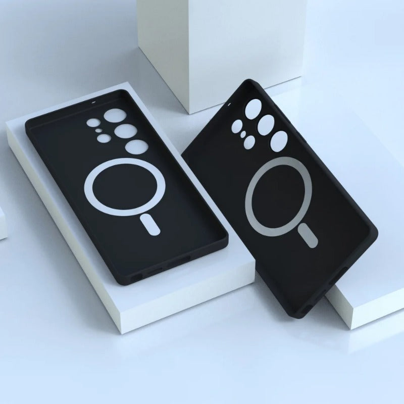 Soft Silicone Magnentic Phone Case For Samsung
