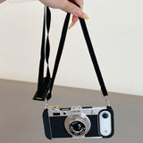 Retro Camera Style Crossbody Lanyard Phone Case For iPhone