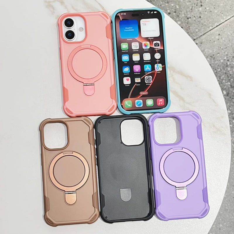 Hidden Folding Magnetic Phone Case For iPhone