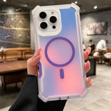 Electroplating Magnetic Phone Case For iPhone