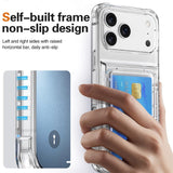 Transparent Flip Phone Case For iPhone