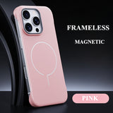 Ultra-thin Borderless Magnetic Phone Case For iPhone