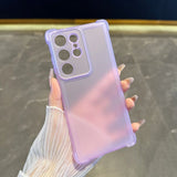 Shockproof Frosted Semi-transparent Soft Phone Case For Samsung