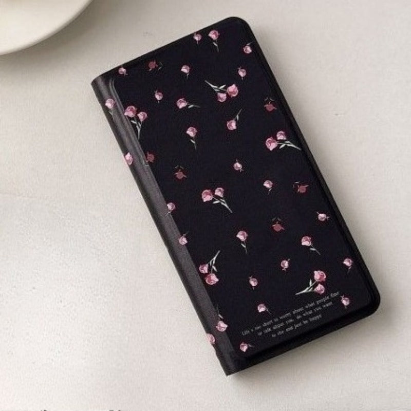 Floral Flip Phone Case For Samsung