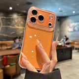 Bling Glitter Star Transparent Phone Case For iPhone