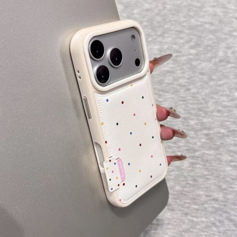 Polka Dot Shockproof Phone Case For iPhone