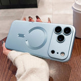 Metallic Paint Magnetic Soft Case For iPhone