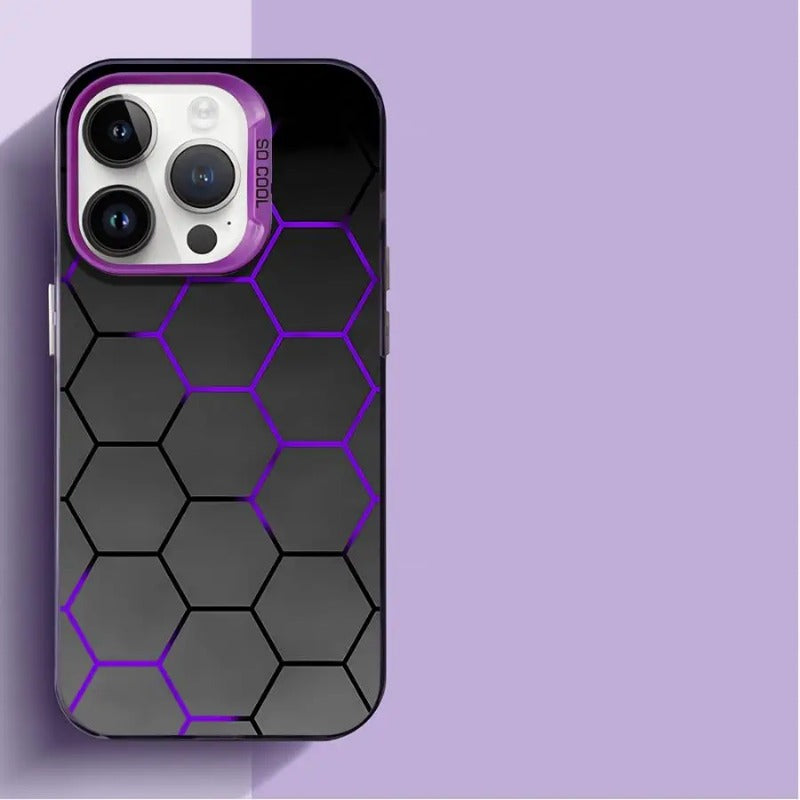 Honeycomb Design Phone Case For iPhone