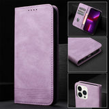 Leather Flip Phone Case For iPhone