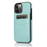Leather Card Holder Phone Case For iPhone
