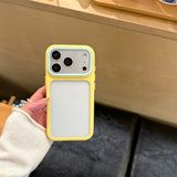 Transparent Colored Lanyard Phone Case For iPhone