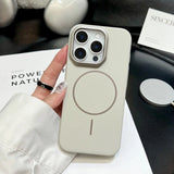 Hard Matte Shockproof Magnetic Case For iPhone