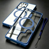 Transparent Acrylic Magnetic Phone Case For Samsung