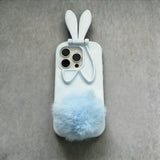Foldable Bunny Ear Silicone Phone Case For iPhone
