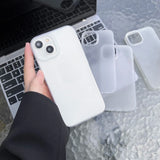 Transparent  Soft TPU Matte Phone Case For iPhone