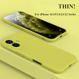 New Silicone Shockproof Thin Phone Case For iPhone