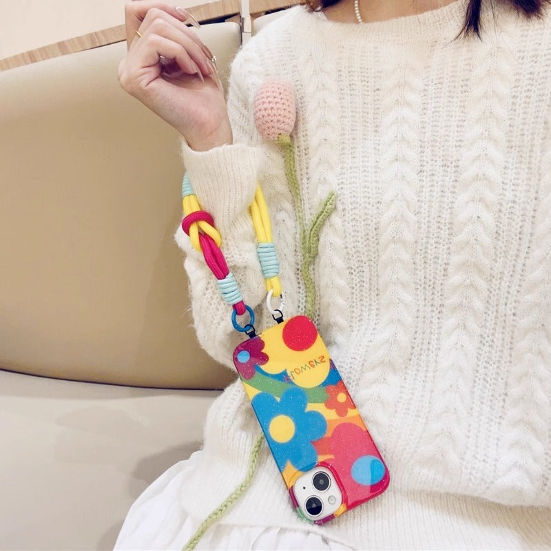 Graffiti Flower Phone Case For iPhone