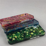 Flowers and Green Leaves Double Layer Phone Case For iPhone