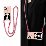 Panda Lanyard Phone Case For iPhone