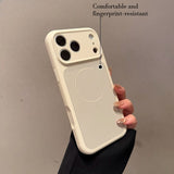 Liquid Silicone Built-in Magnetic Full-coverage Phone Case for iPhone
