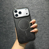 Electroplated Frame Magnetic Phone Case For iPhone