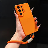 Solid Color Soft Polka Dot Phone Case For Samsung