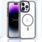 Transparent Magnetic Wireless Charging Phone Case For iPhone