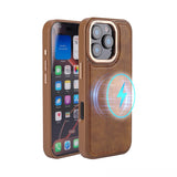 Metal Lens Magnetic Phone Case For iPhone