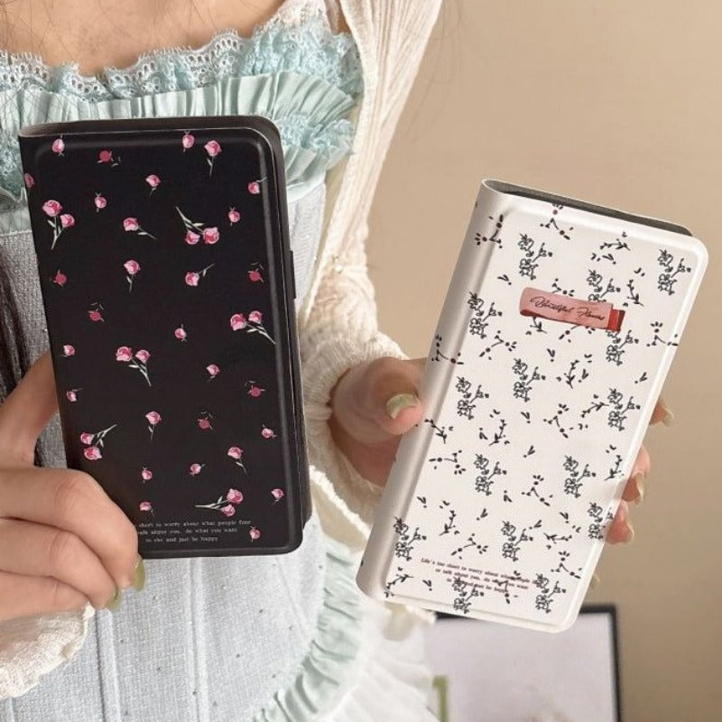 Floral Flip Phone Case For Samsung