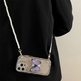 Butterfly Stand Phone Case For iPhone