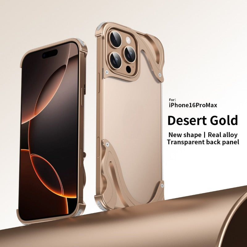 Magnetic Transparent Borderless Phone Case For iPhone