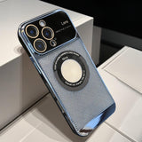 Large Window Cooling Phone Case For iPhone