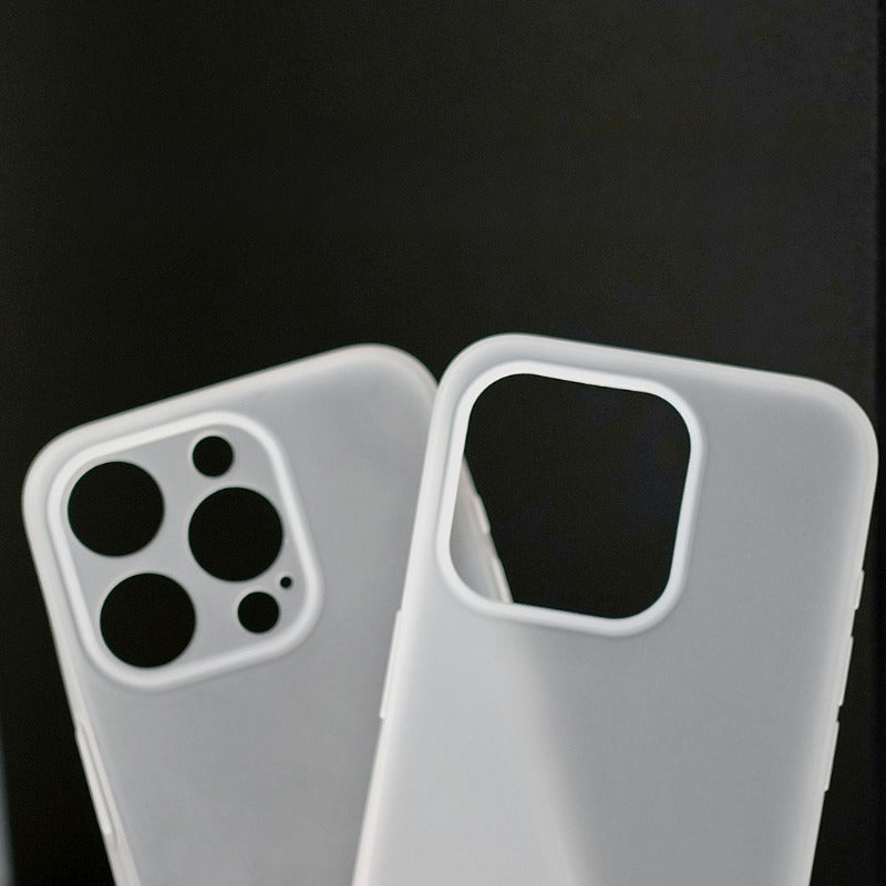 Frosted Transparent Ultra-thin TPU Silicone Phone Case For iPhone