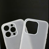 Frosted Transparent Ultra-thin TPU Silicone Phone Case For iPhone