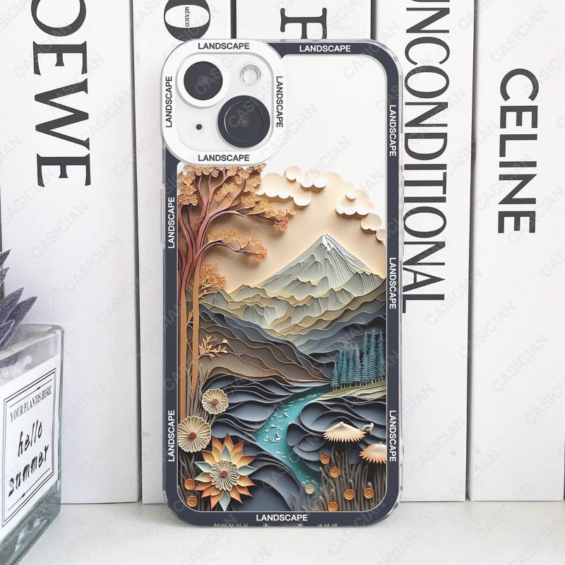 Landscape Anti-fall Phone Case For iPhone