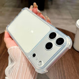 Camera Protection Silicone Neon Soft TPU Clear Case For iPhone