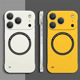 Ultra Thin Hard PC Magnetic Frameless Phone Case For iPhone