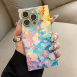 Colorful Flower Phone Case For iPhone