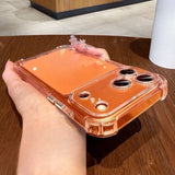 Transparent Airbag Shockproof Phone Case For iPhone
