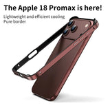 Hybrid Silicone Frame Aluminum Metal Case For iPhone Better Heat Alloy Bumper Accessories