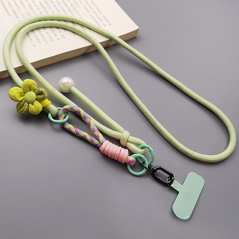 Flower-patterned Crossbody Multi-functional Neck Strap