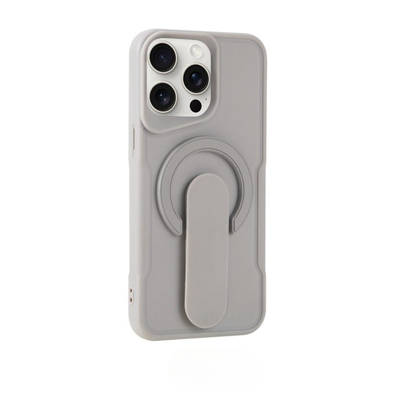 Simple Solid Color Magnetic Phone Case For iPhone
