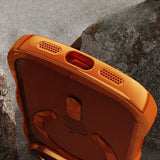 Electroplated Large Wave Magnetic Phone Case For iPhone