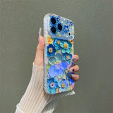 Flower-shaped Epoxy Phone Case For iPhone