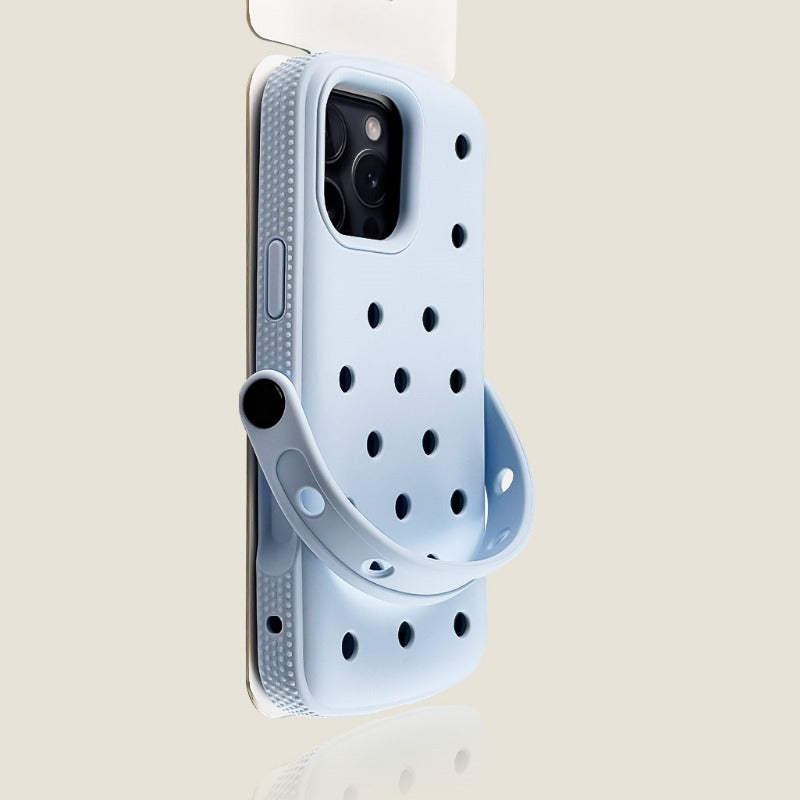 Hole Silicone Soft Phone Case For iPhone
