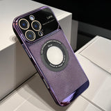 Large Window Cooling Phone Case For iPhone