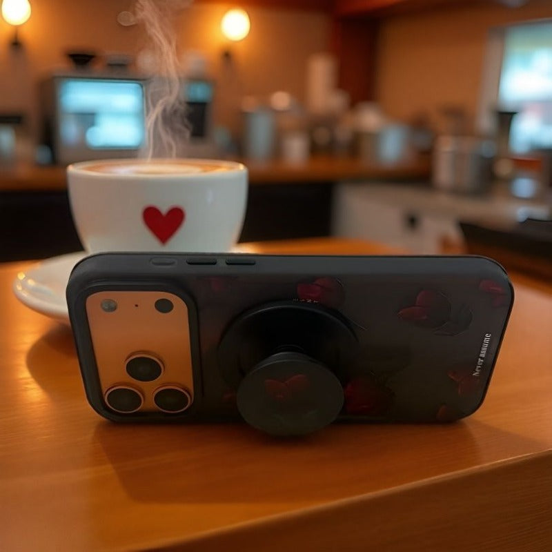 Magnetic Bracket Anti-fall Mobile Phone Case For iPhone