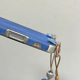 Blue Flower Bracelet Anti-fall Phone Case For iPhone